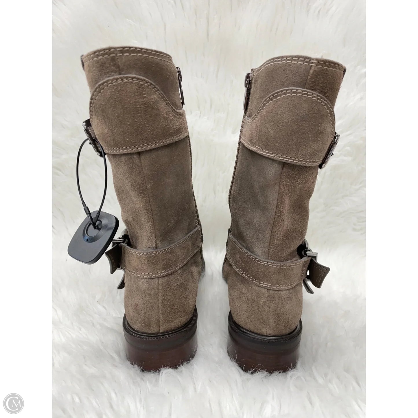 Boots Leather By Vince Camuto In Brown, Size: 8