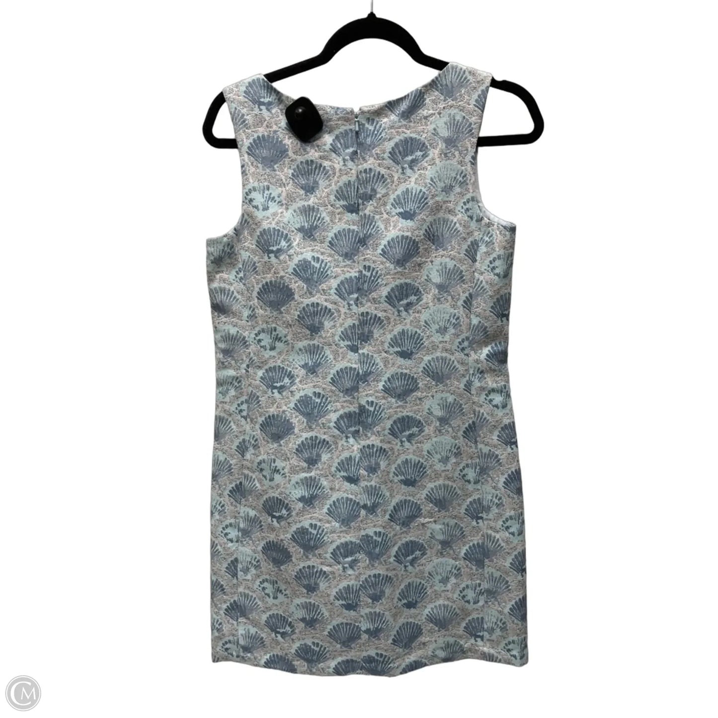 Dress Casual Short By Tori Richards In Blue & White, Size: S