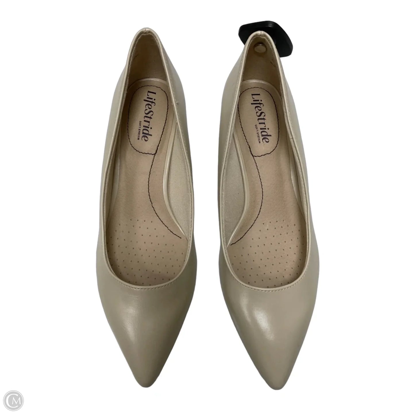 Shoes Heels Block By Life Stride In Cream, Size: 8