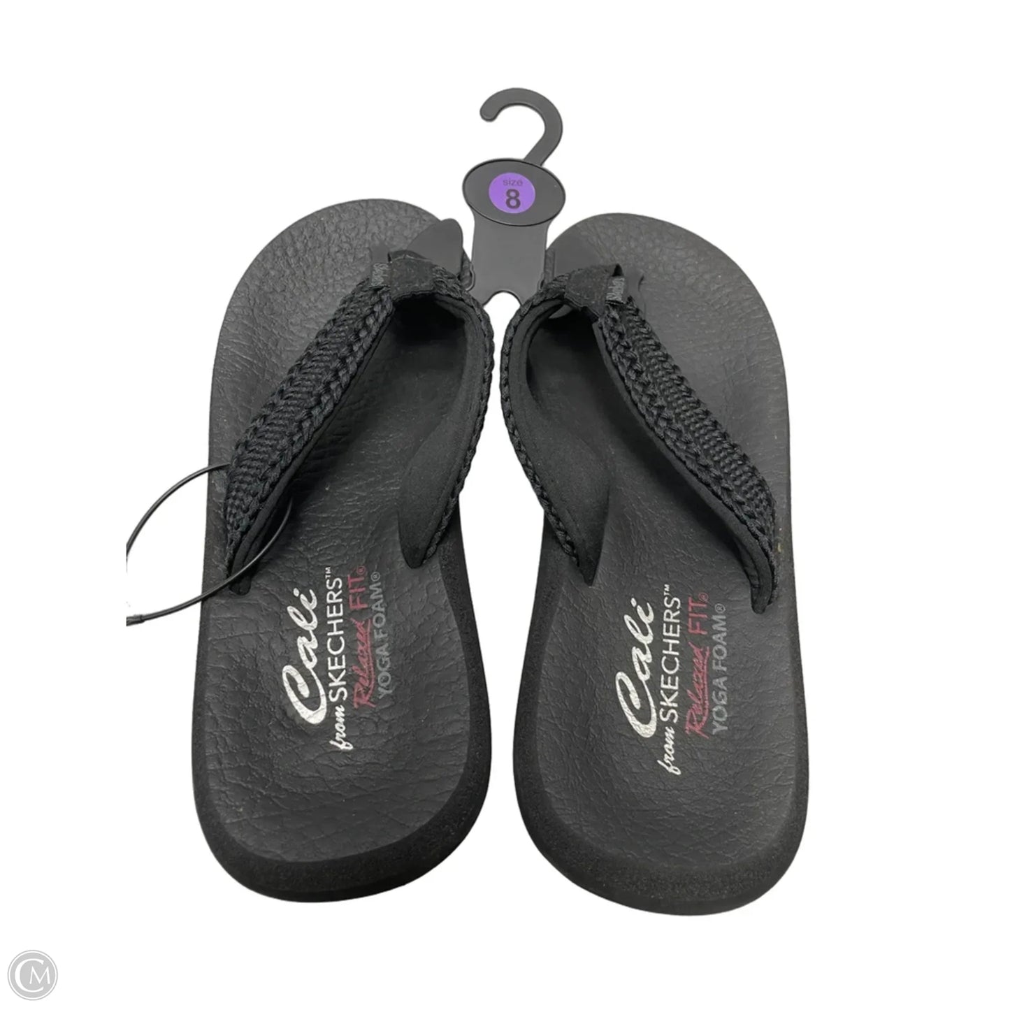 Sandals Flats By Skechers In Black, Size: 8