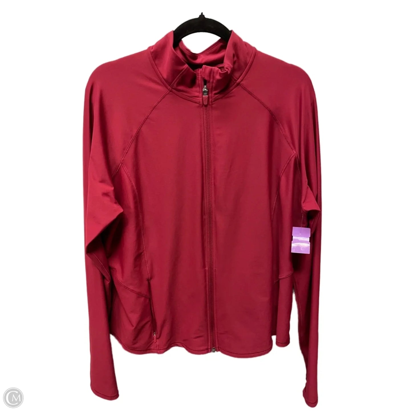 Athletic Jacket By Old Navy In Red, Size: 2x