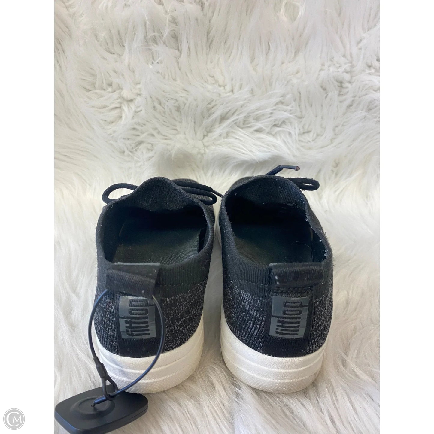 Shoes Sneakers By Fitflop In Black & Grey, Size: 8.5