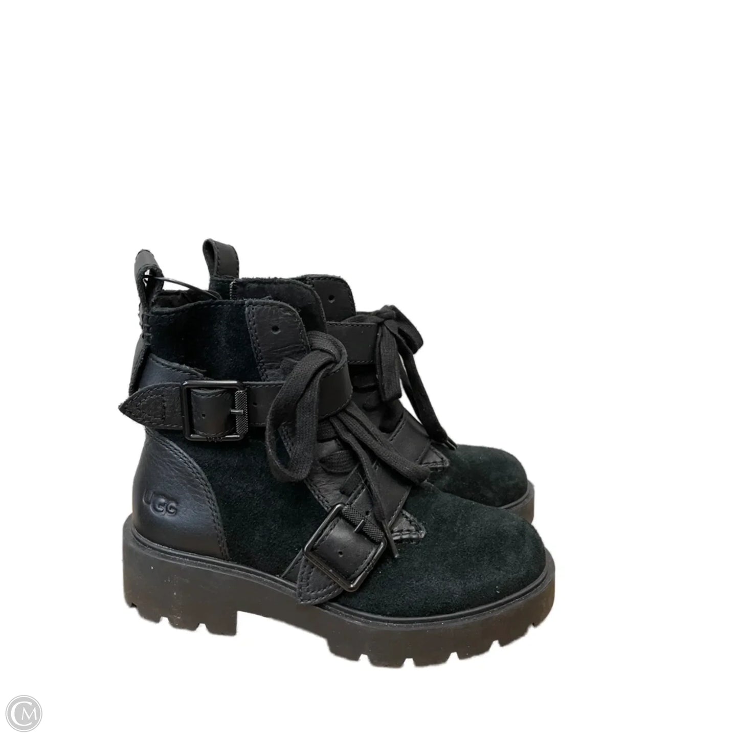 Boots Designer By Ugg In Black, Size: 6