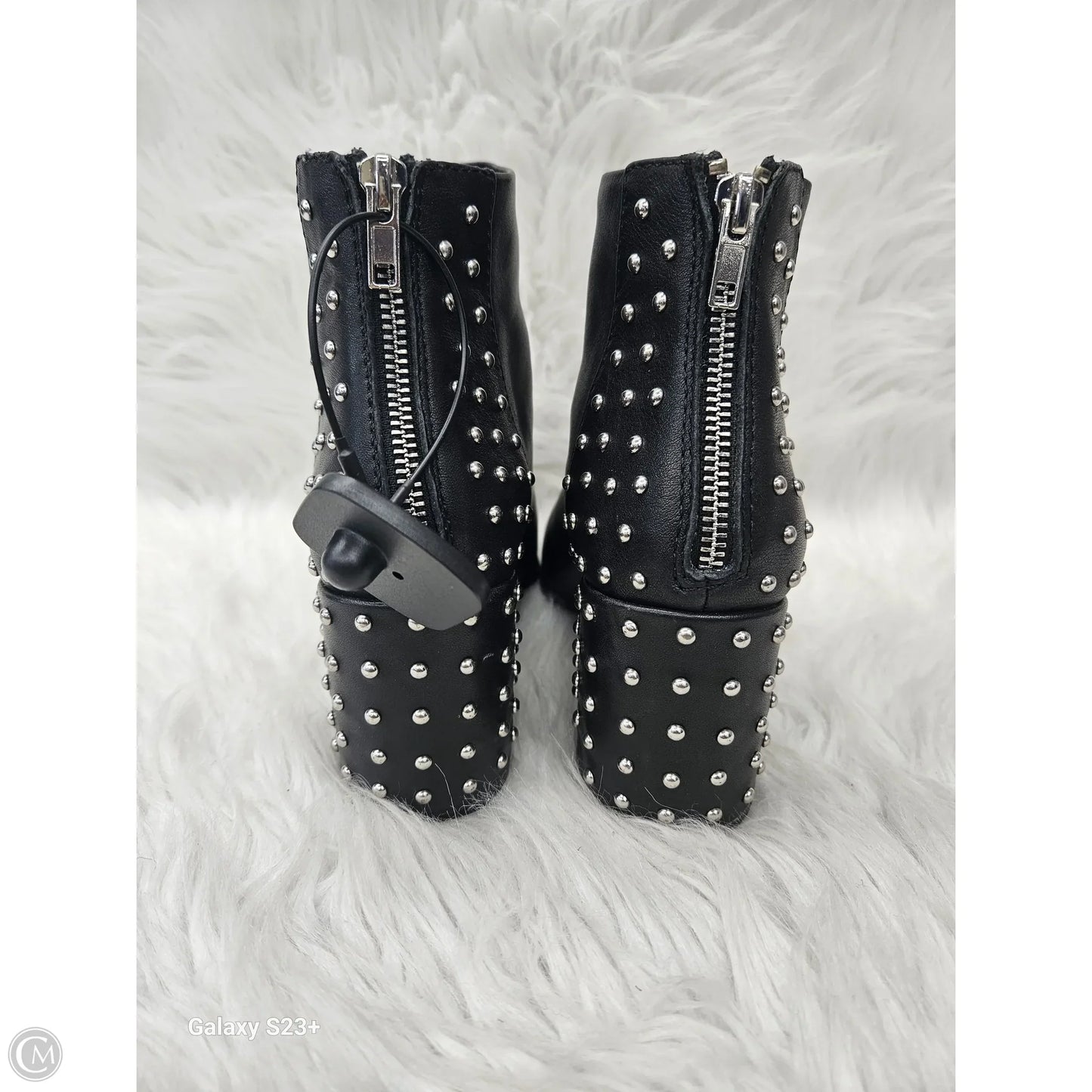 Boots Ankle Heels By Steve Madden In Black, Size: 8