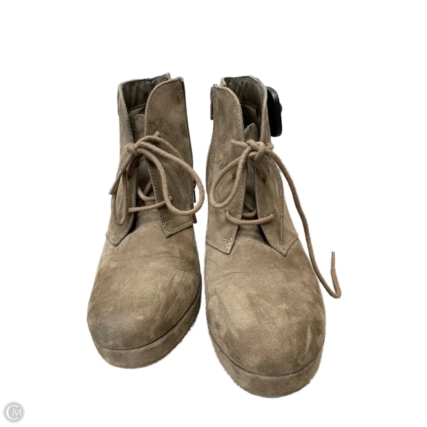 Shoes Heels Wedge By Merona In Brown, Size: 9