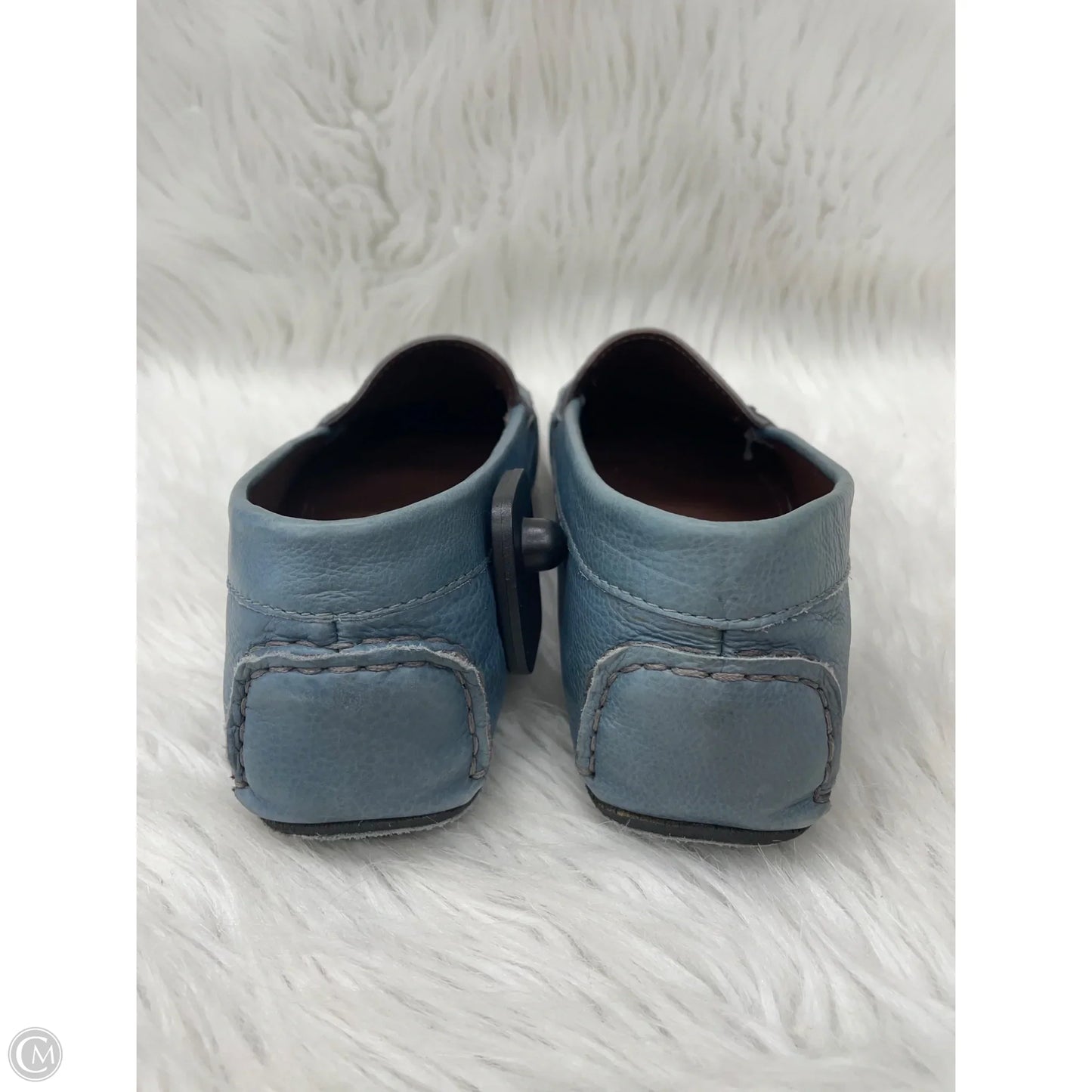 Shoes Flats By Bruno Magli Shoes In Blue, Size: 7
