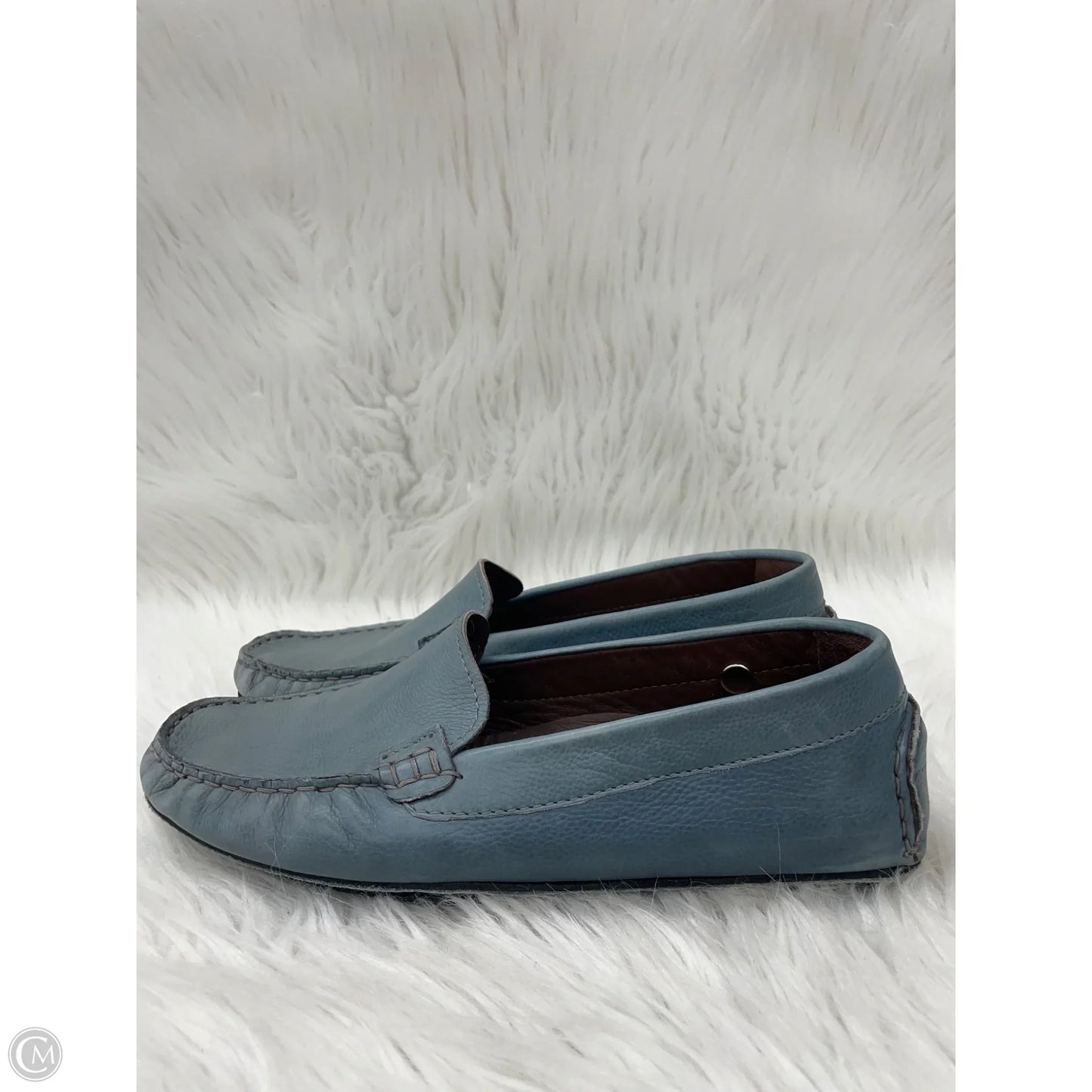 Shoes Flats By Bruno Magli Shoes In Blue, Size: 7