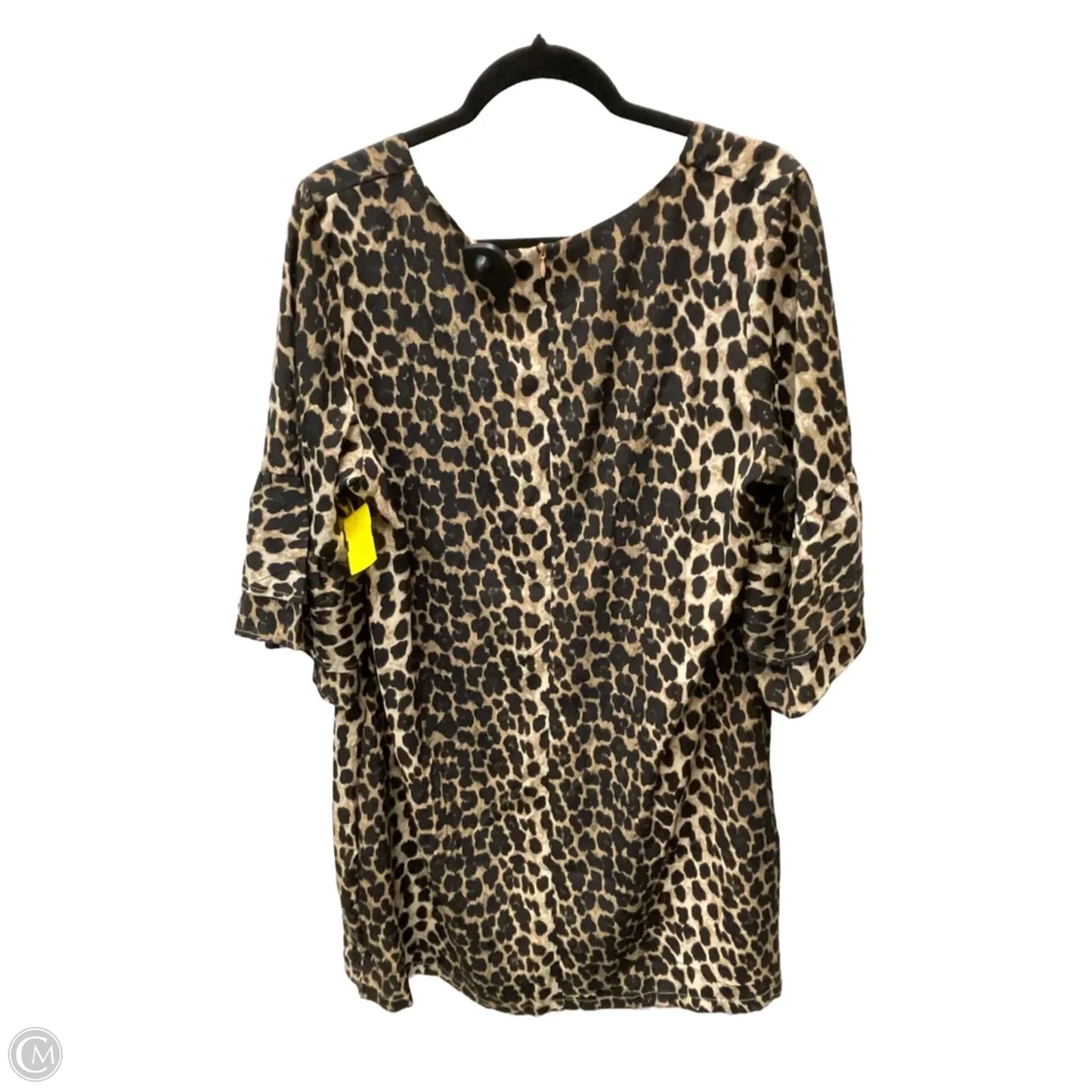 Dress Party Short By Clothes Mentor In Animal Print, Size: Xl