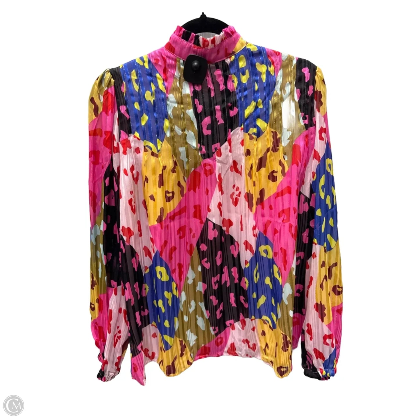 Top Long Sleeve By Clothes Mentor In Animal Print, Size: L