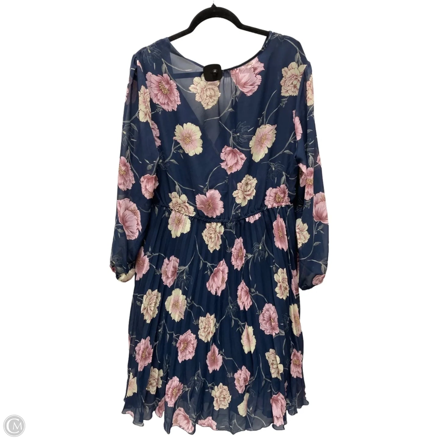 Dress Casual Midi By Indigo Rose In Floral Print, Size: 3x