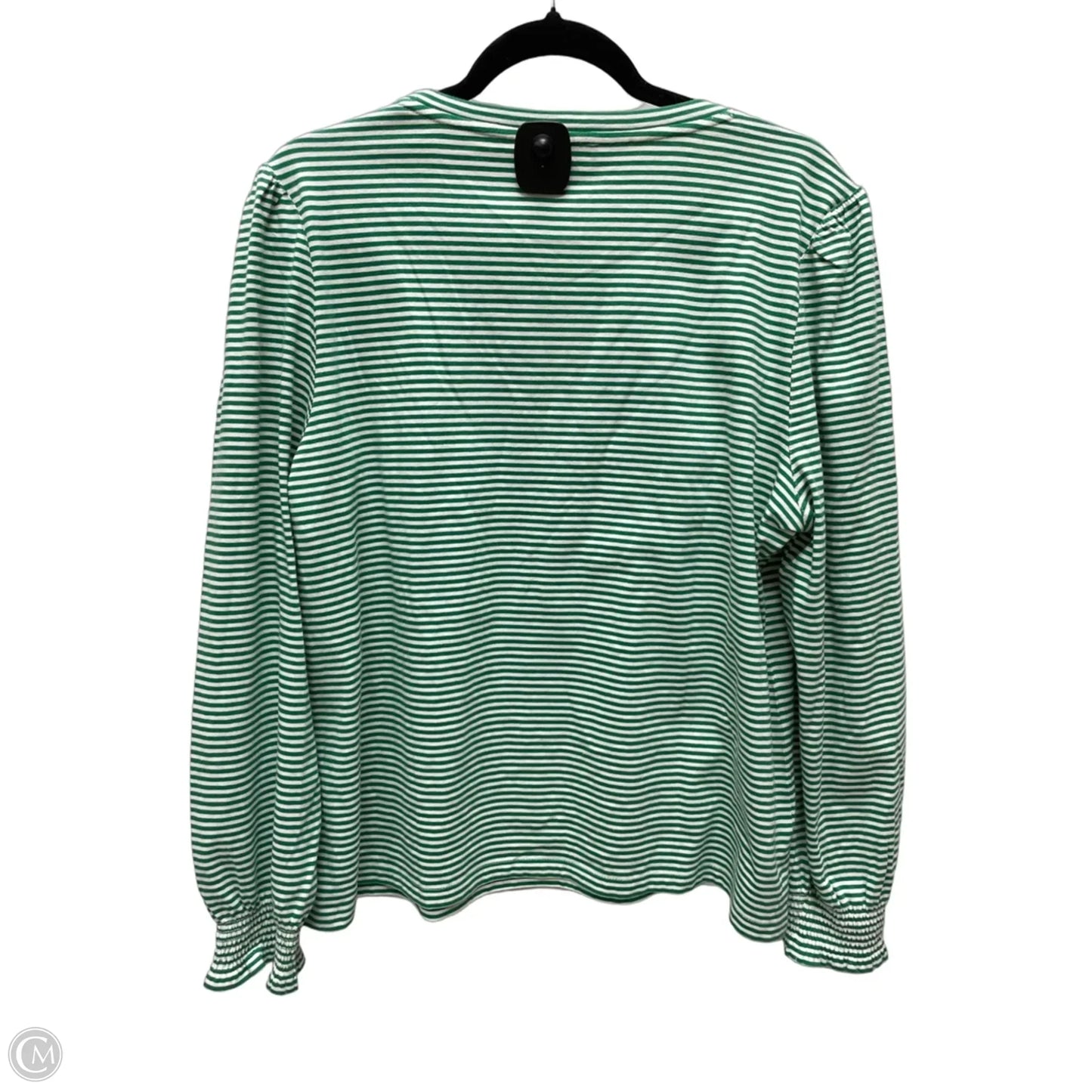 Top Long Sleeve By Talbots In Striped Pattern, Size: Xl
