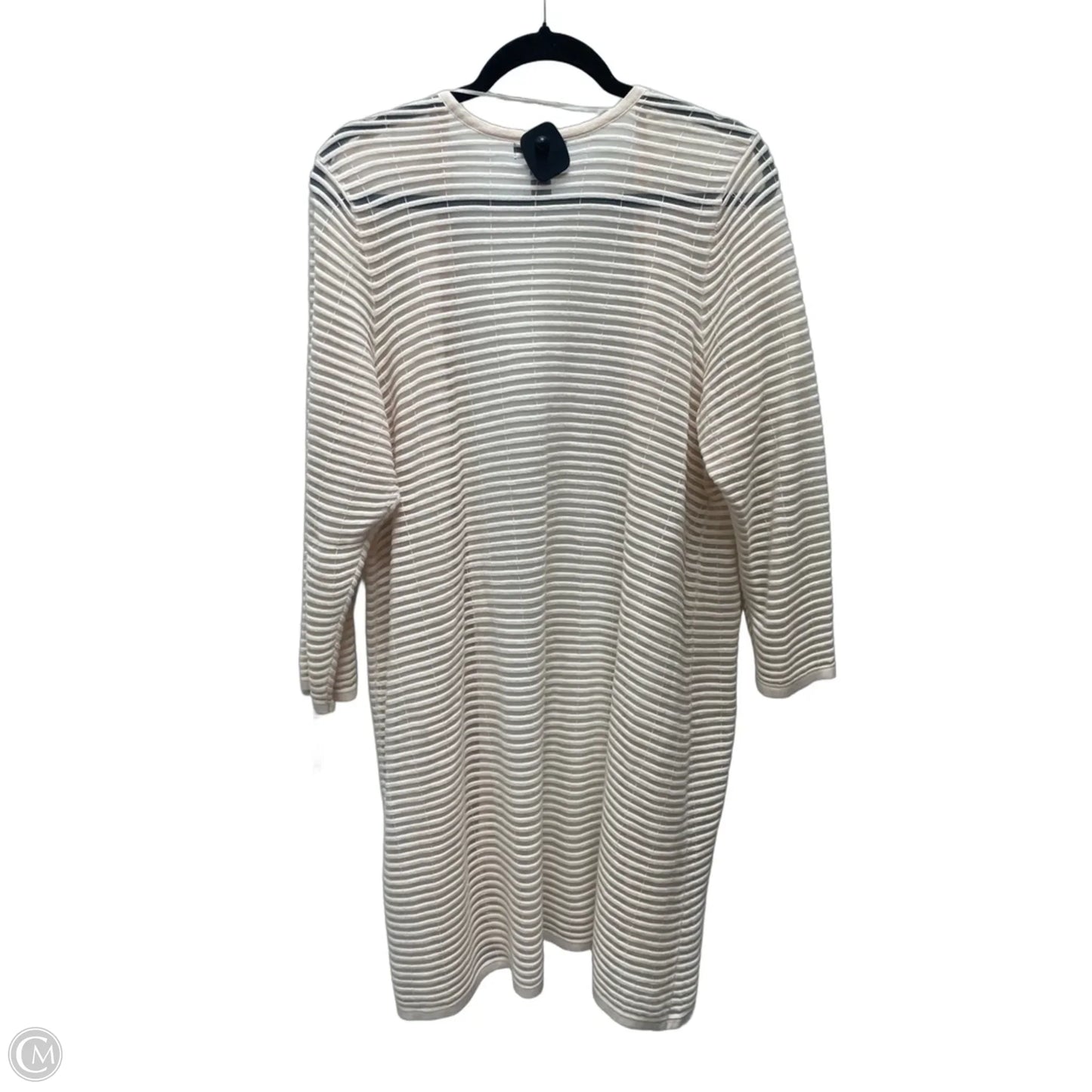 Cardigan By Alfani In Striped Pattern, Size: 1x