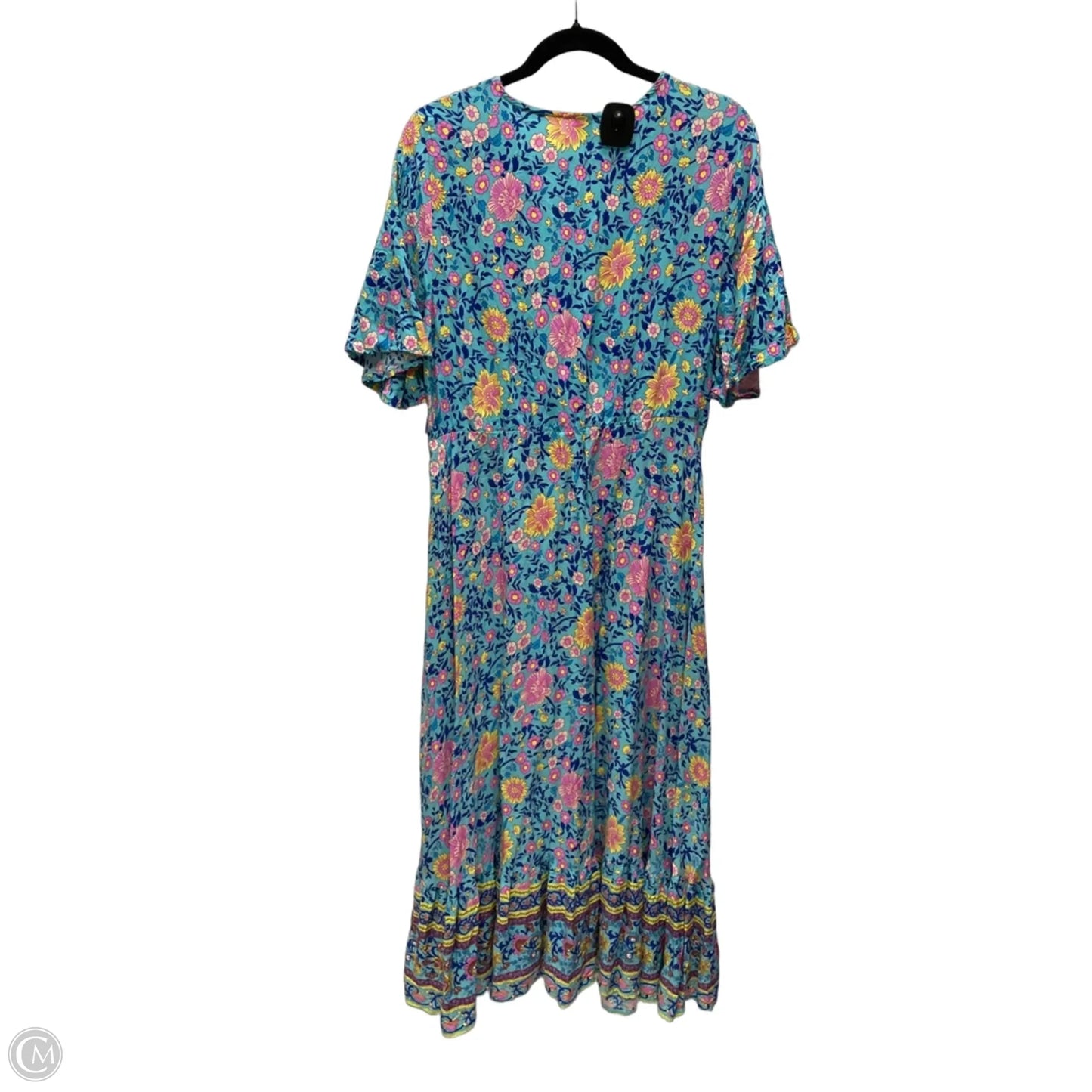 Dress Casual Maxi By Clothes Mentor In Floral Print, Size: 2x