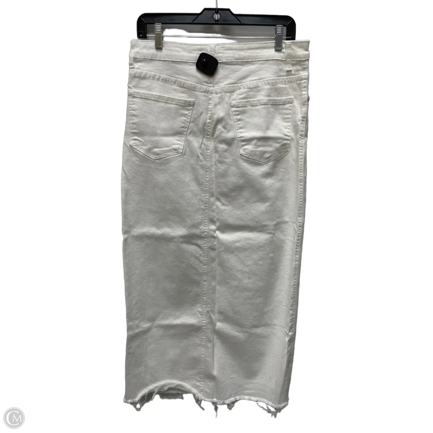 Skirt Maxi By Oat In White, Size: 10