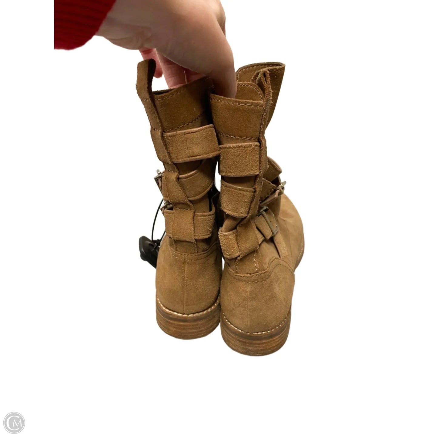 Boots Ankle Flats By Gianni Bini In Tan, Size: 7.5