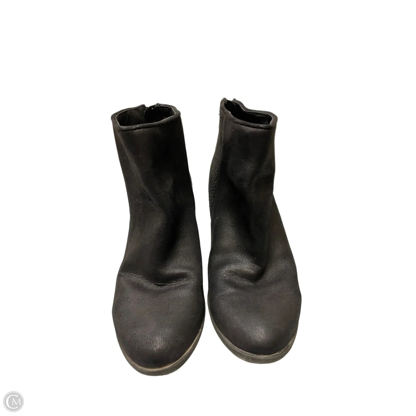 Boots Ankle Heels By Cato In Black, Size: 8