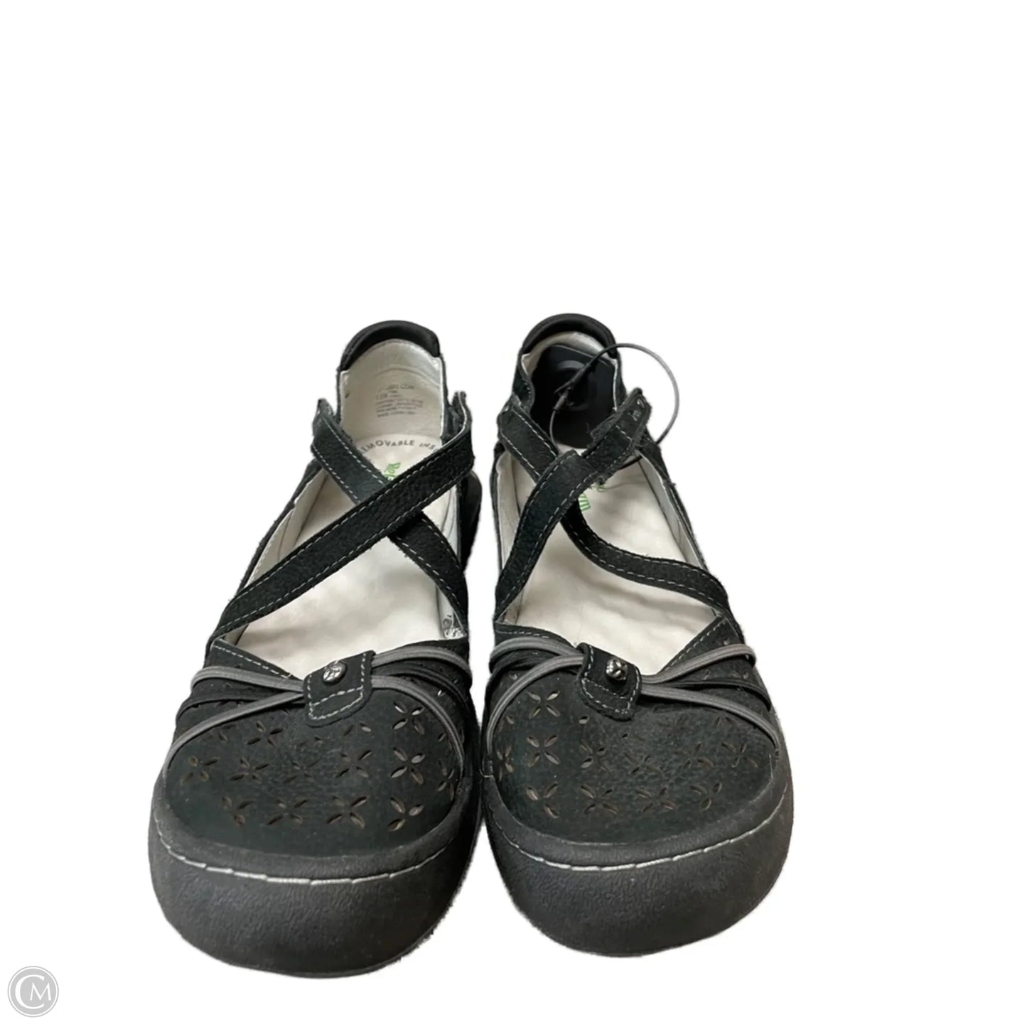 Shoes Flats By Jambu In Black, Size: 7.5
