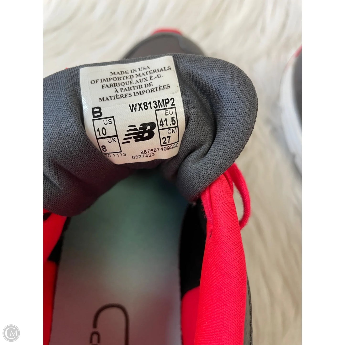 Shoes Athletic By New Balance In Grey & Pink, Size: 10