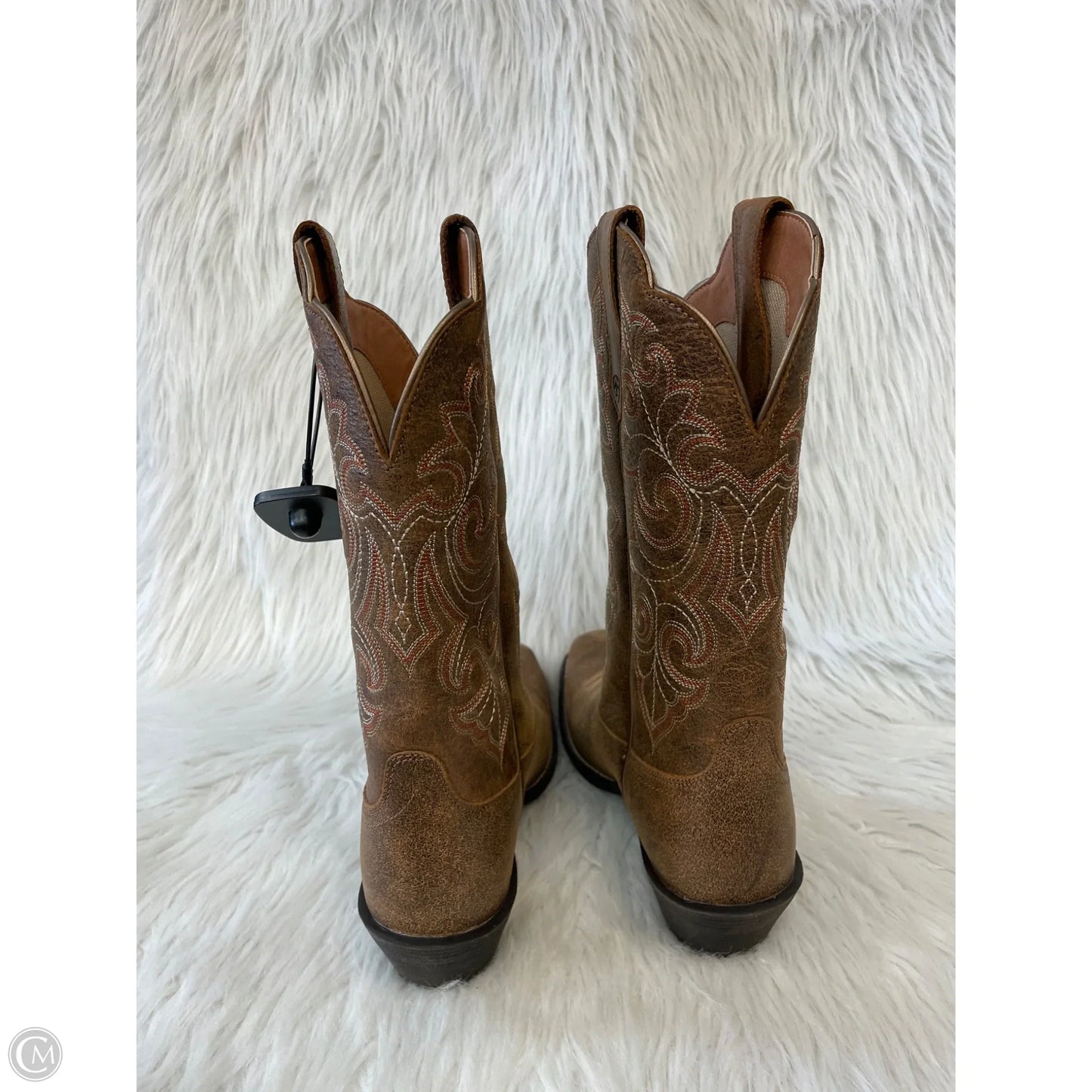 Boots Western By Ariat In Red & Tan, Size: 8