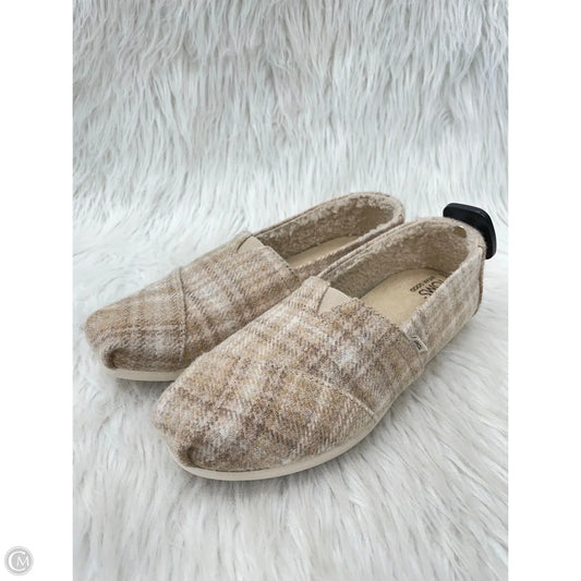 Shoes Flats By Toms In Tan, Size: 8.5