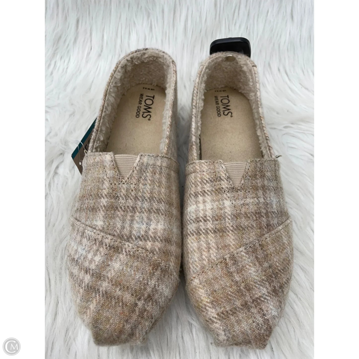 Shoes Flats By Toms In Tan, Size: 8.5