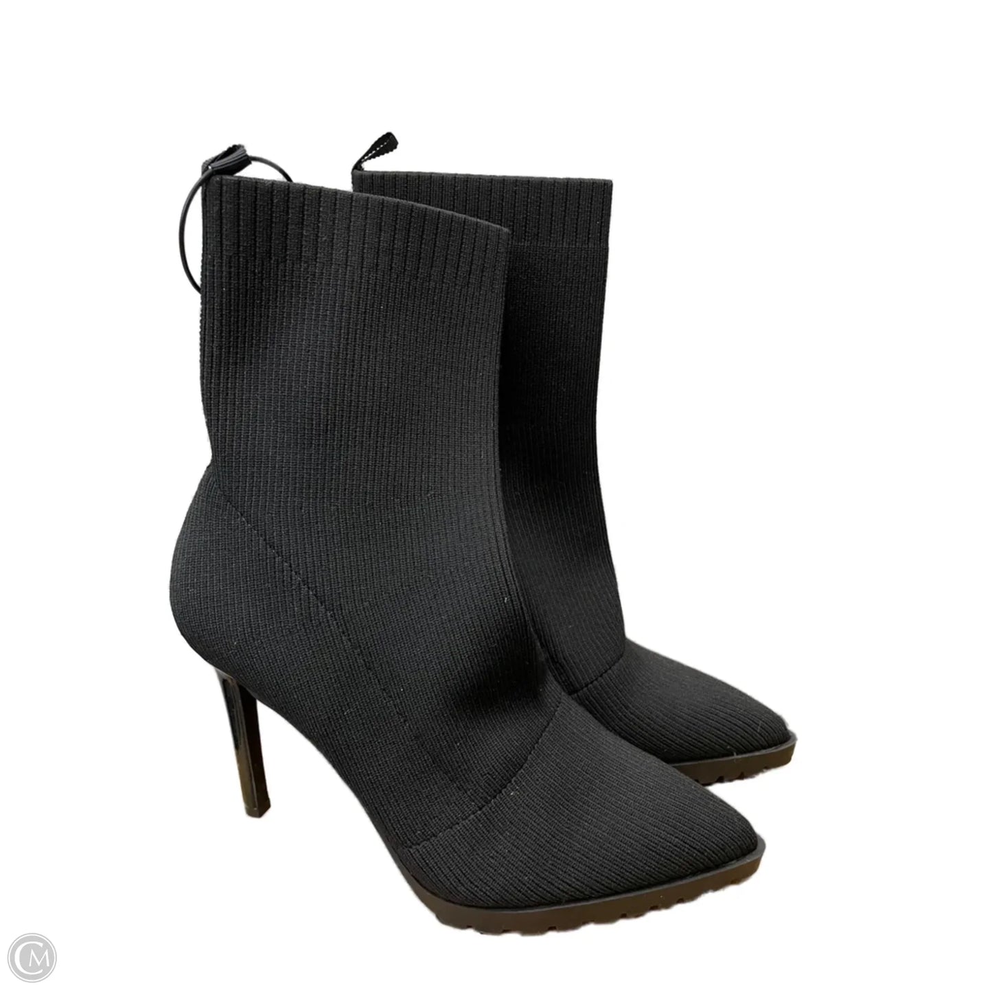 Boots Mid-calf Heels By Mix No 6 In Black, Size: 7