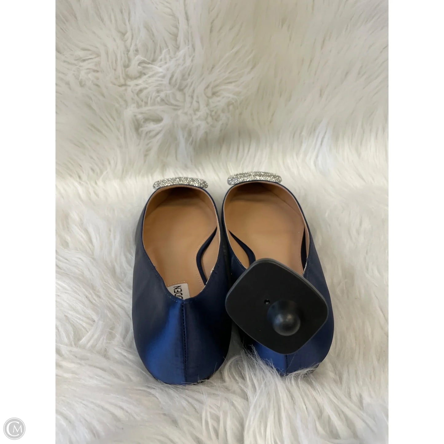 Shoes Flats By Steve Madden In Blue & Silver, Size: 9