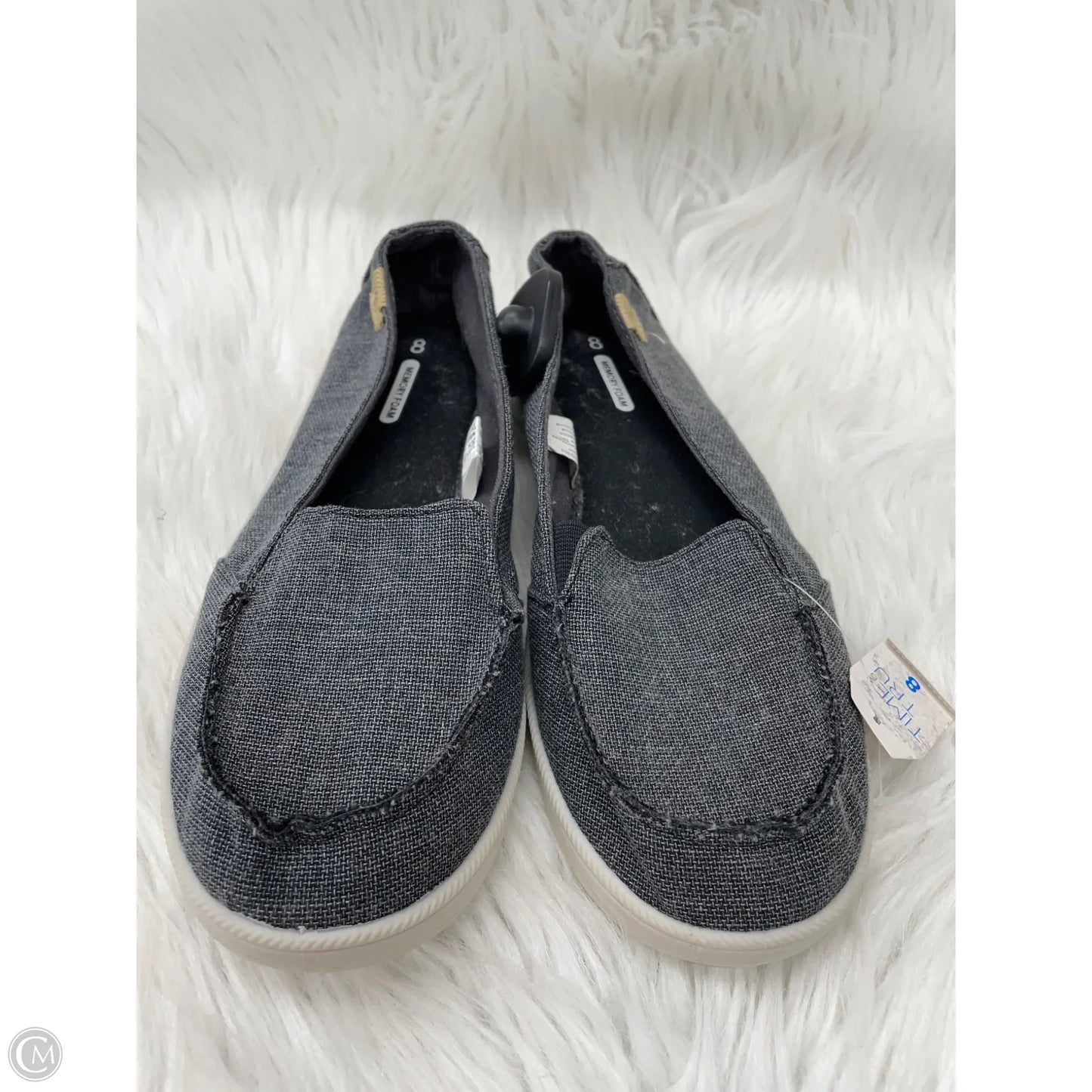Shoes Flats By Time And Tru In Grey & White, Size: 8