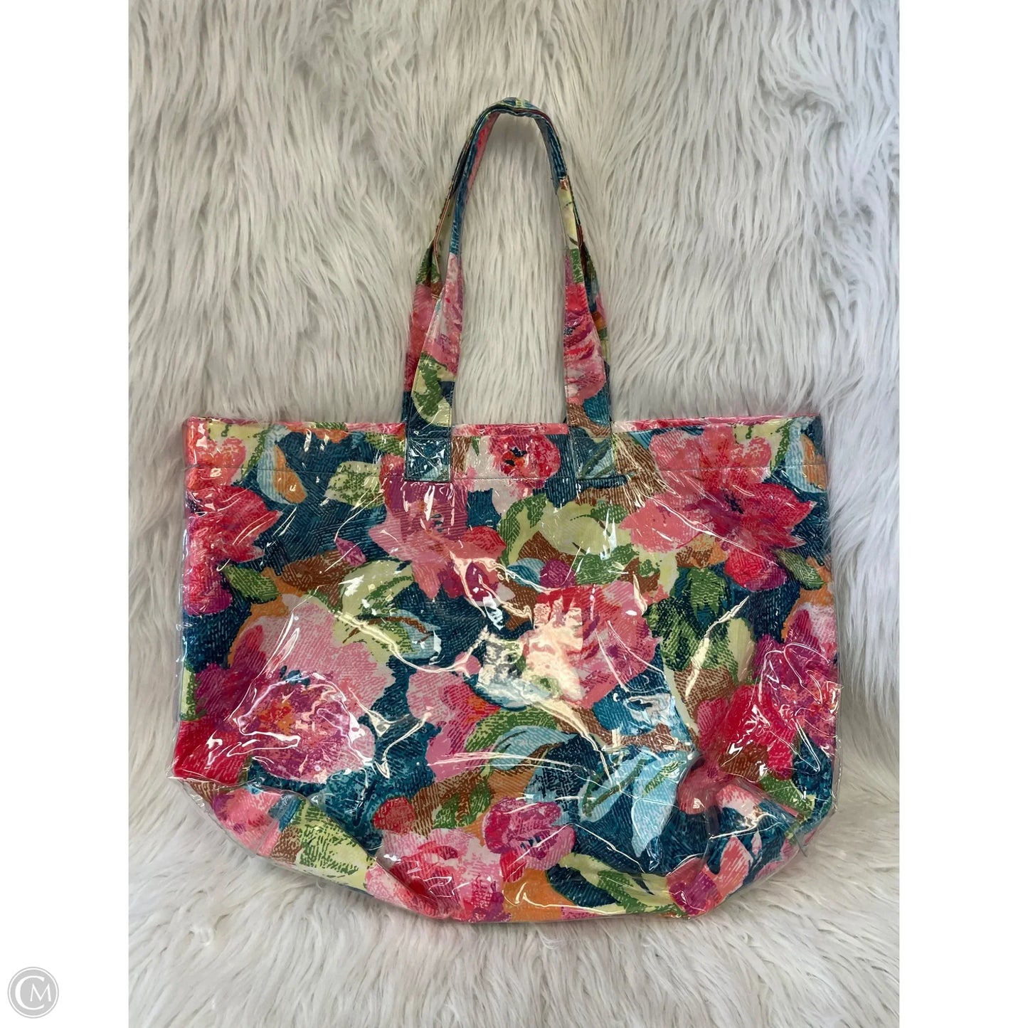 Handbag By Vera Bradley, Size: Large