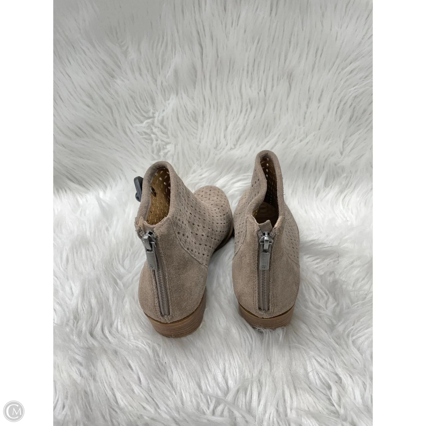 Shoes Heels Block By Lucky Brand In Grey & Tan, Size: 9