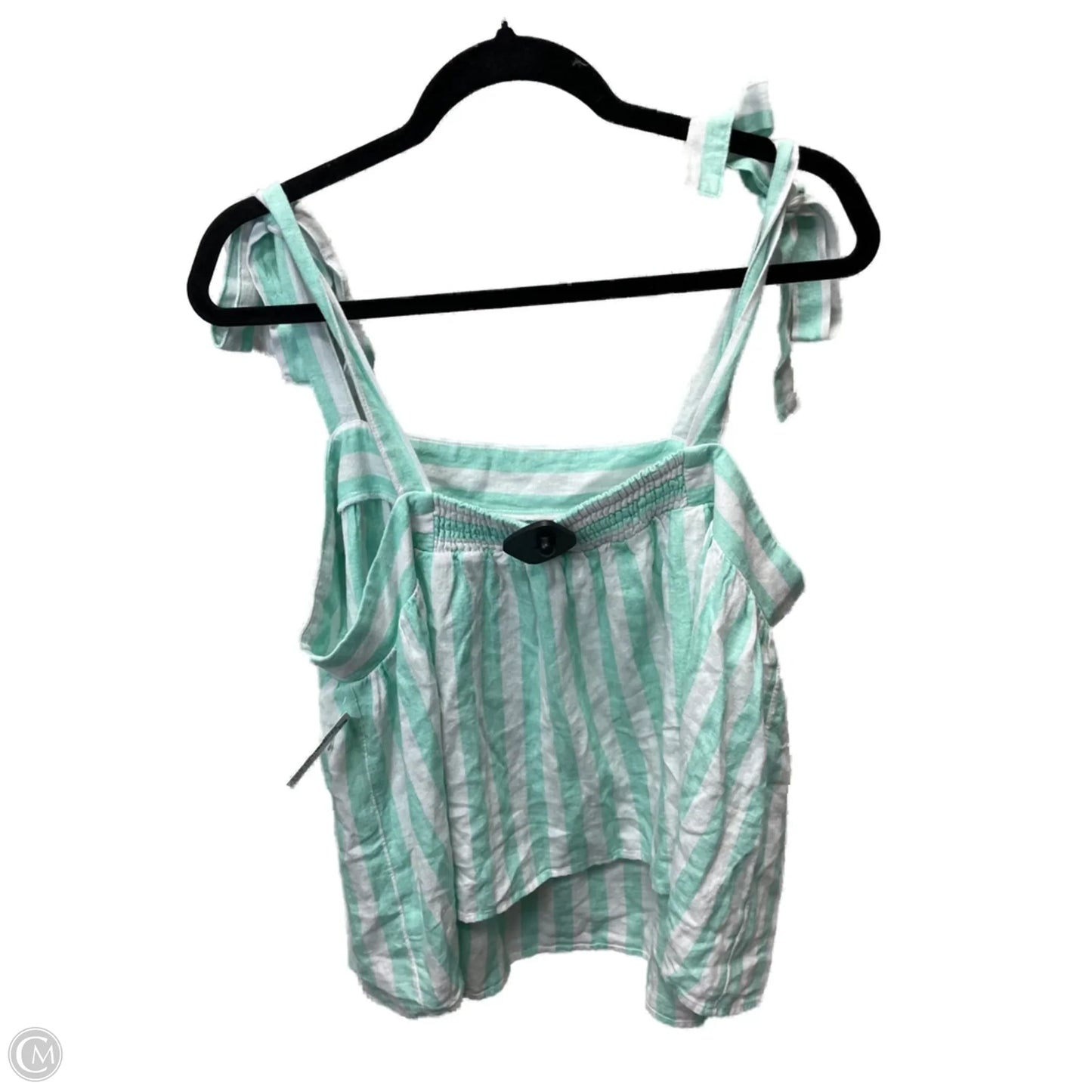 Top Sleeveless By Stoney Clover In Striped Pattern, Size: 1x