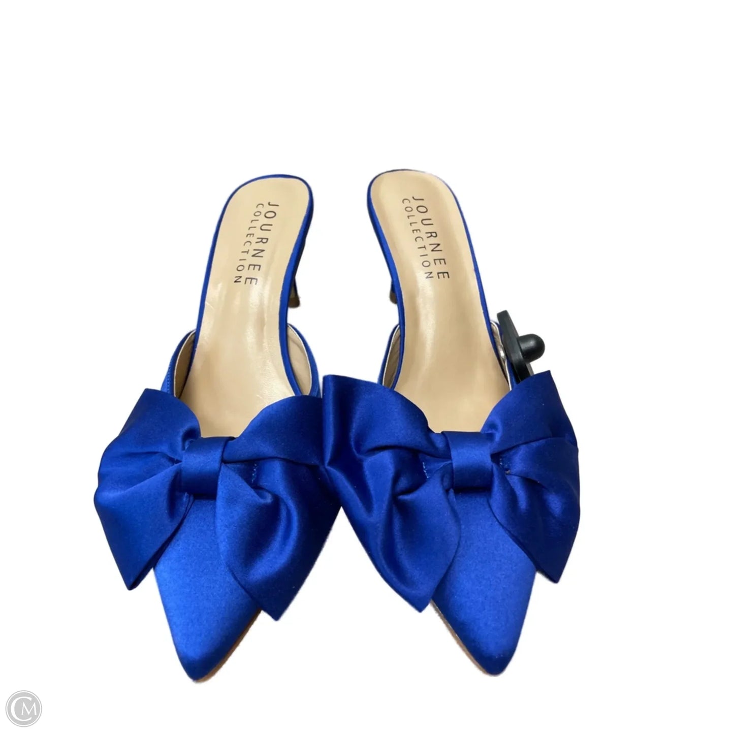 Shoes Heels Kitten By Journee In Blue, Size: 7.5