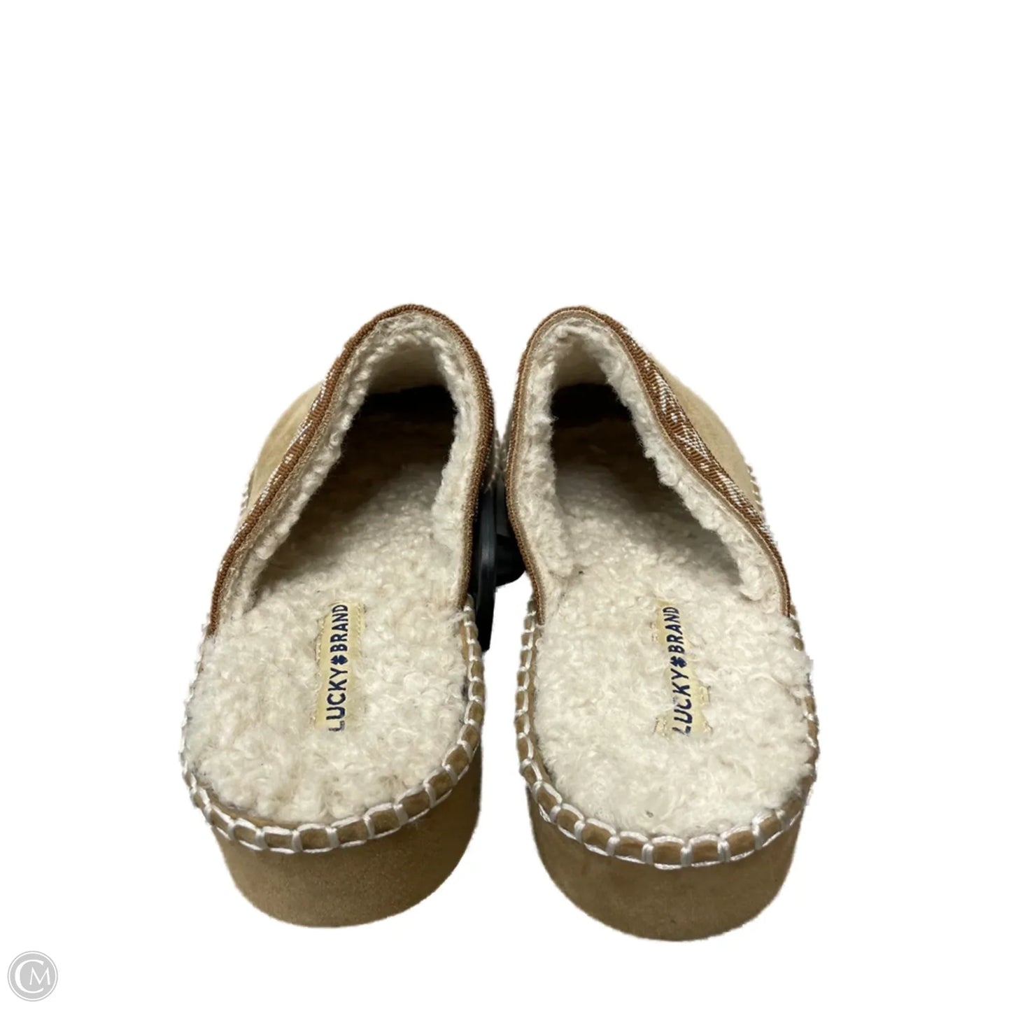 Shoes Heels Platform By Lucky Brand In Tan, Size: 9