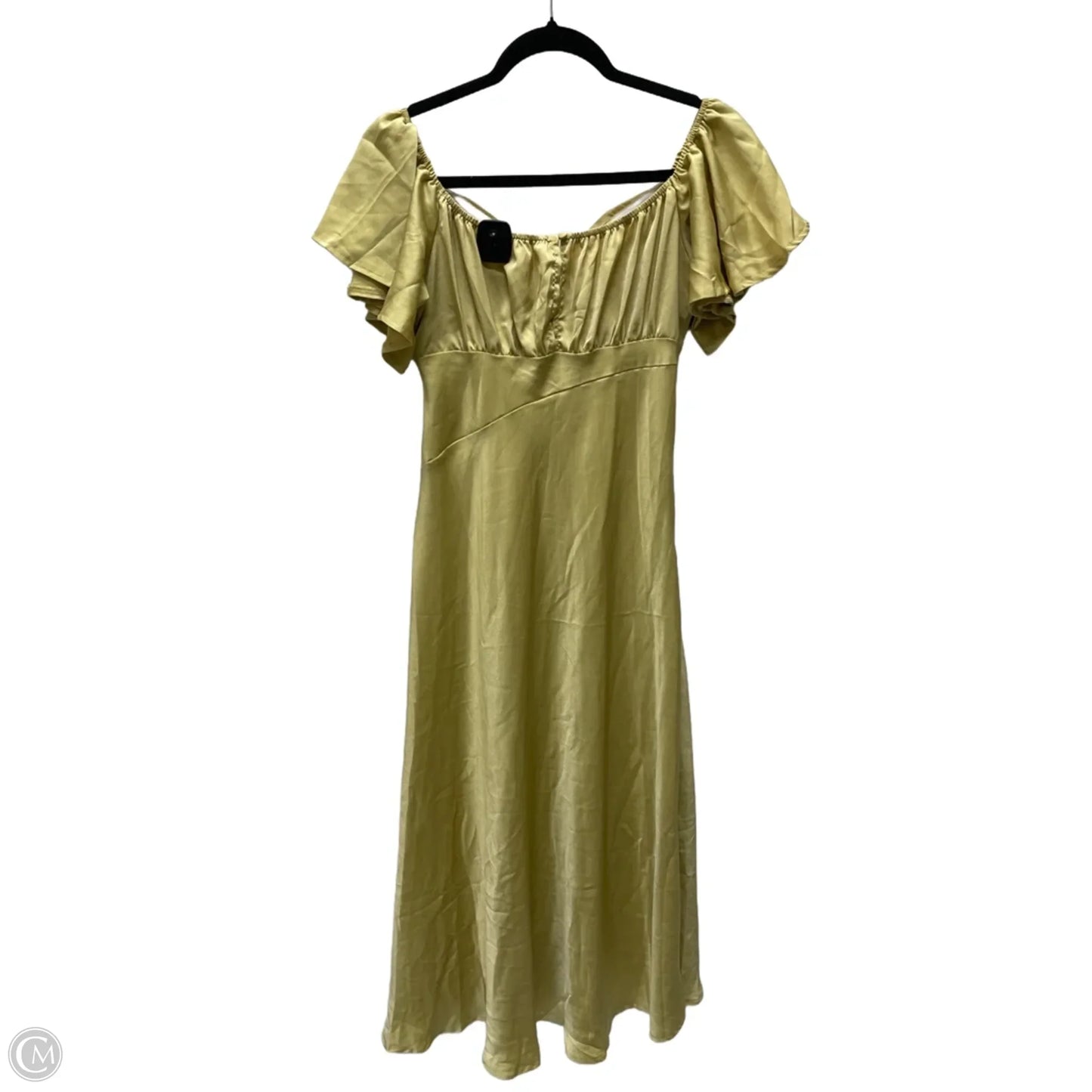 Dress Casual Midi By Clothes Mentor In Green, Size: L