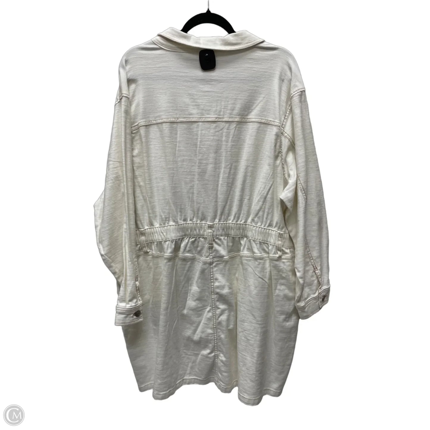 Dress Casual Short By Terra & Sky In Cream, Size: 2x