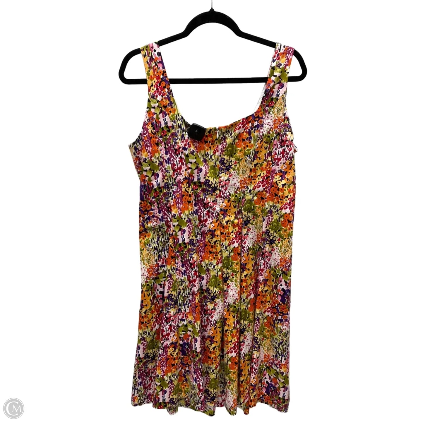 Dress Casual Short By Evan-picone In Floral Print, Size: L