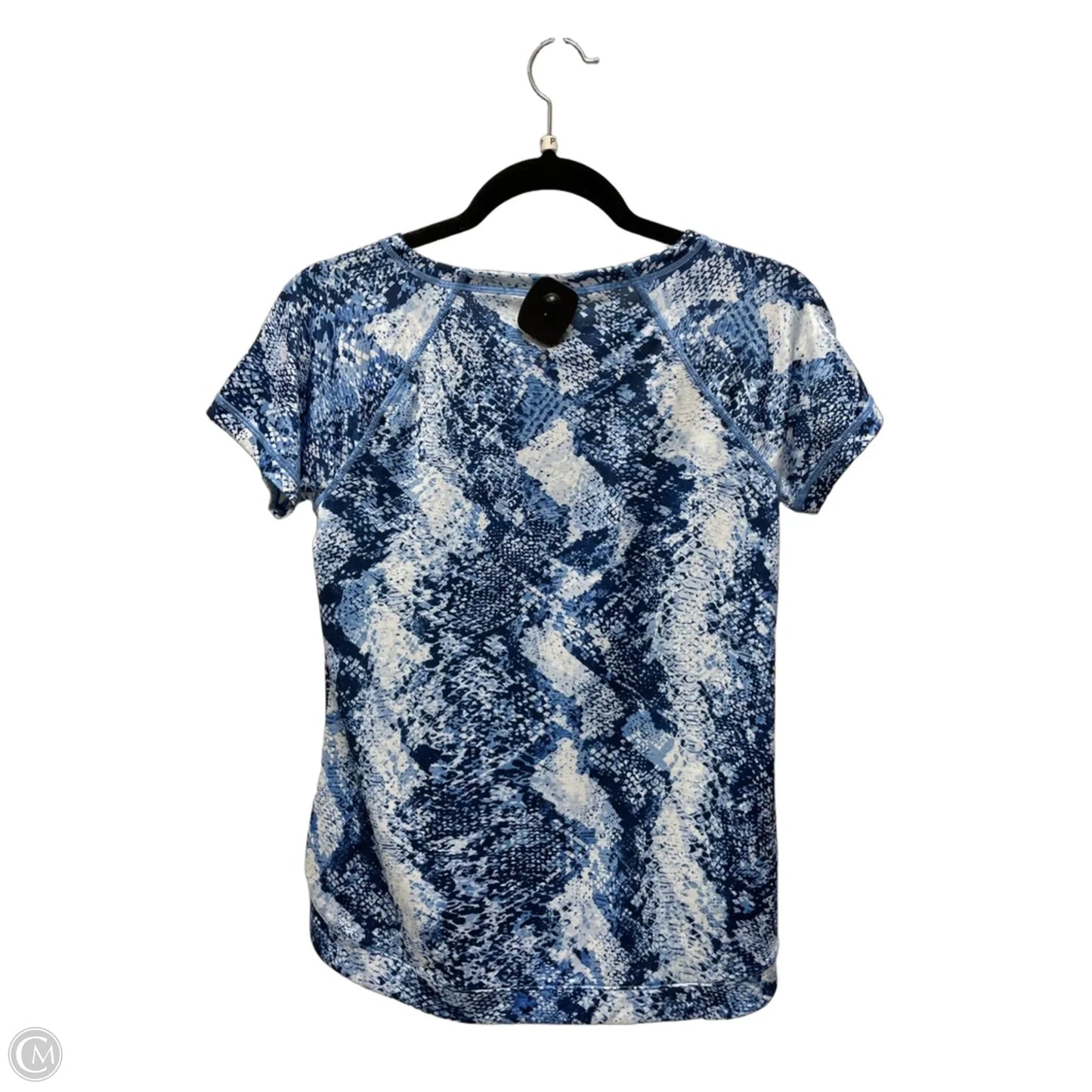 Top Short Sleeve By Talbots In Snakeskin Print, Size: Xs