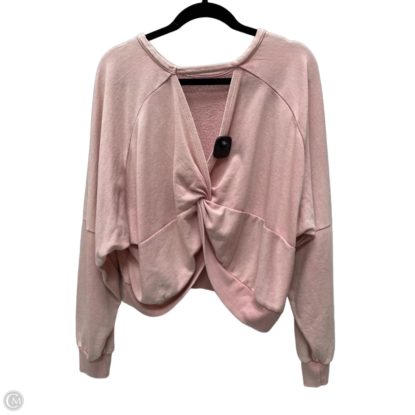 Top Long Sleeve By No Boundaries In Pink, Size: 2x