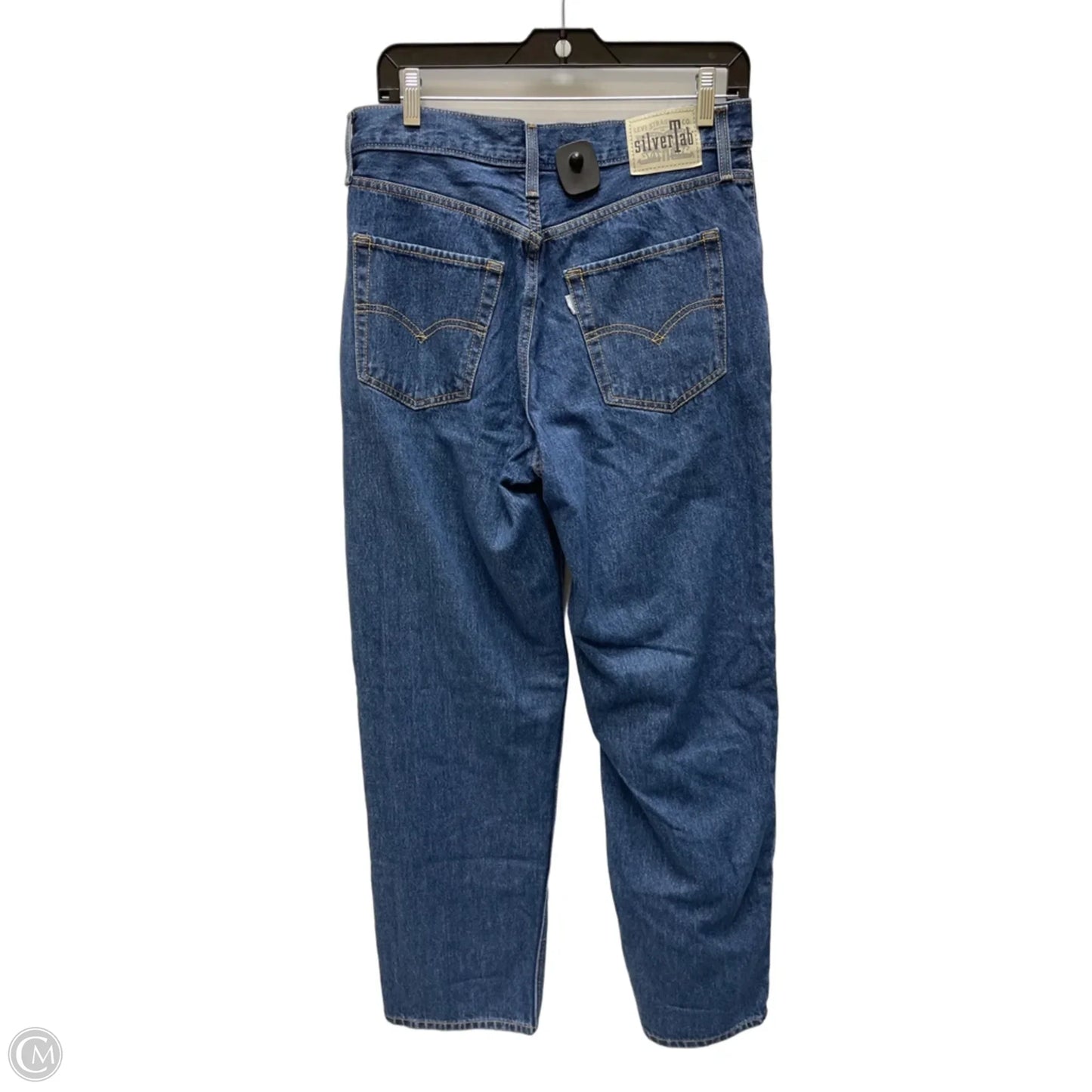 Jeans Straight By Levis In Blue Denim, Size: 8