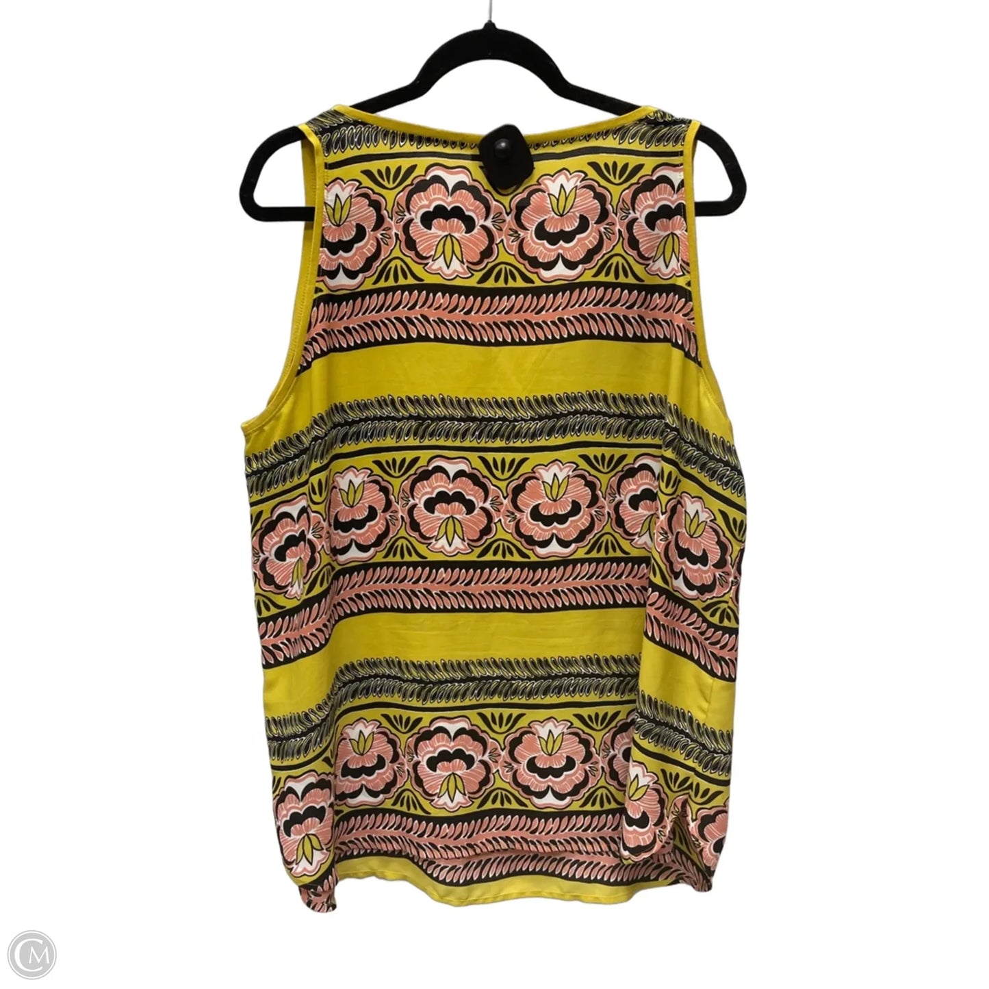 Blouse Sleeveless By Loft In Floral Print, Size: Xl