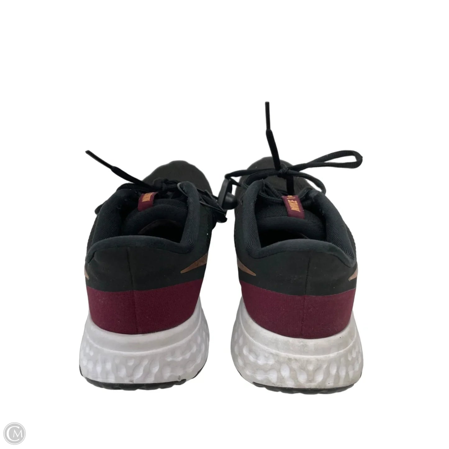 Shoes Athletic By Nike In Black & Gold, Size: 8.5