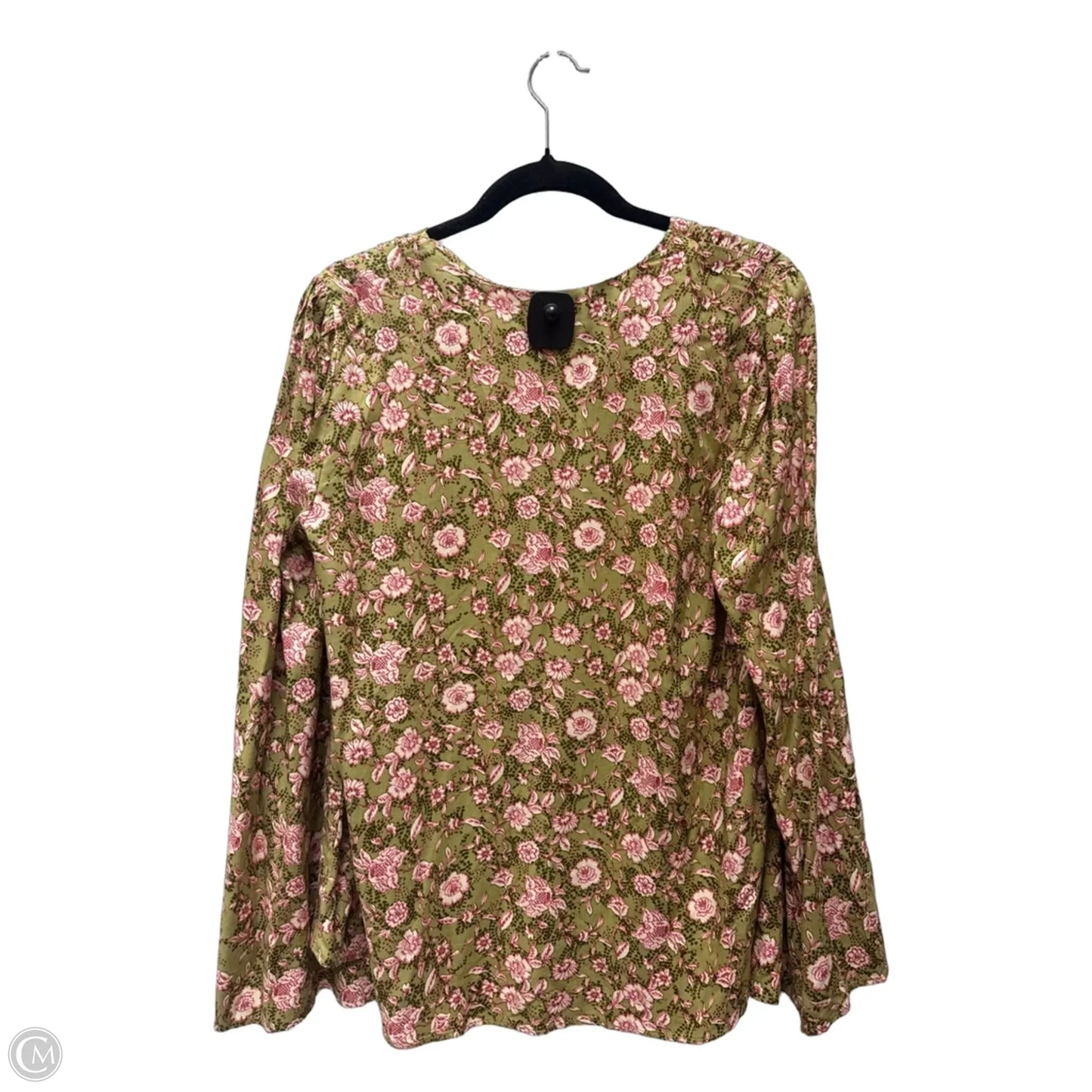 Top Long Sleeve By Jessica Simpson In Floral Print, Size: M