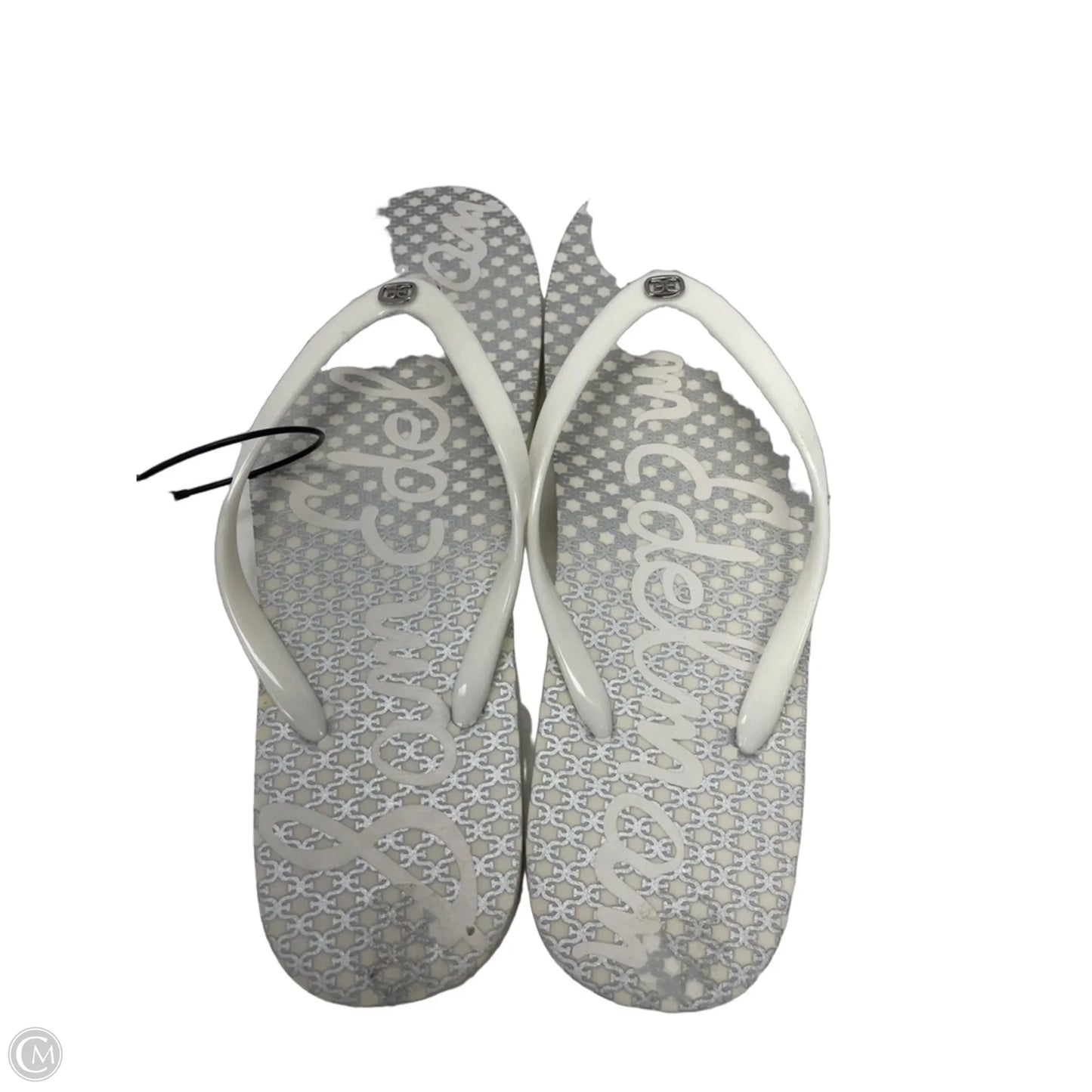 Sandals Flip Flops By Sam Edelman In White, Size: 9