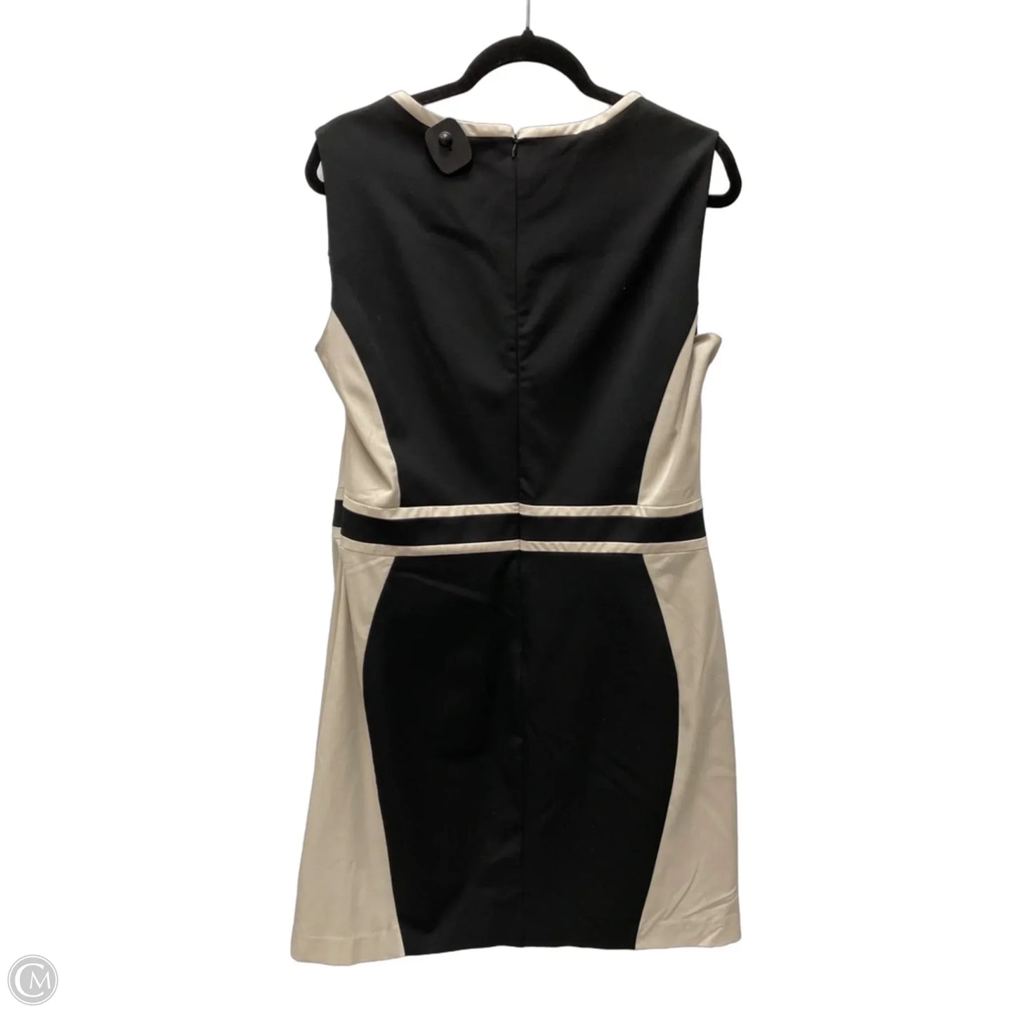 Dress Work By New York And Co In Black & Tan, Size: 1x