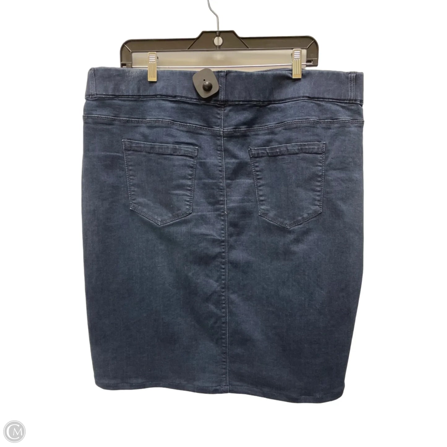 Skirt Mini & Short By steez In Blue Denim, Size: 16