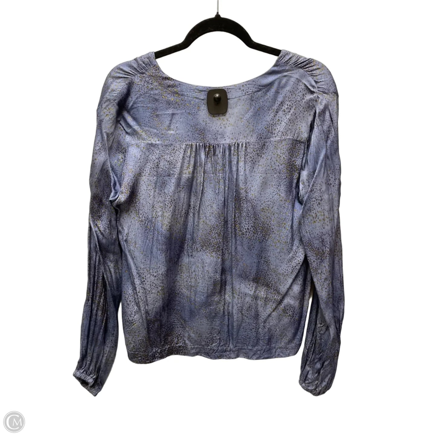 Blouse Long Sleeve By Clothes Mentor In Animal Print, Size: M