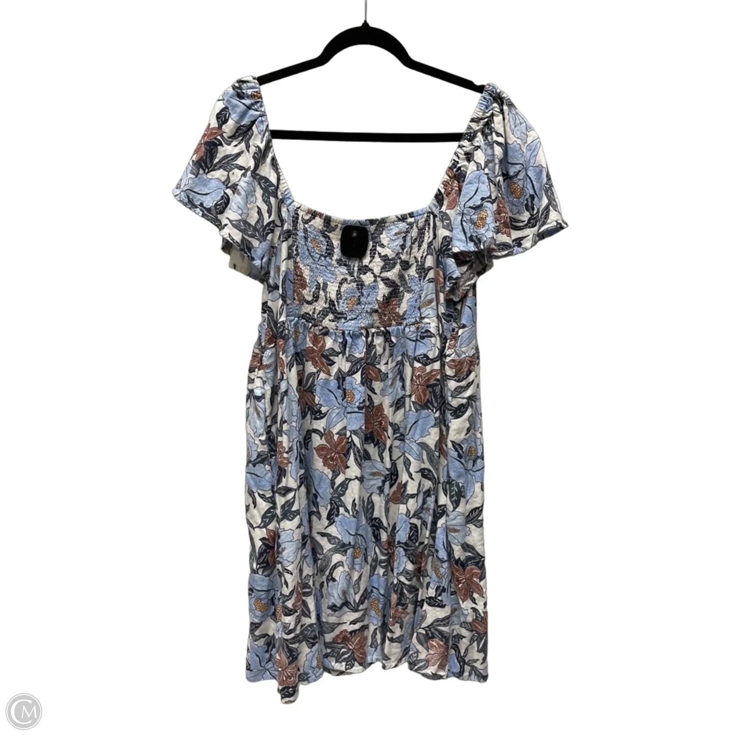 Dress Casual Short By Old Navy In Floral Print, Size: Xl