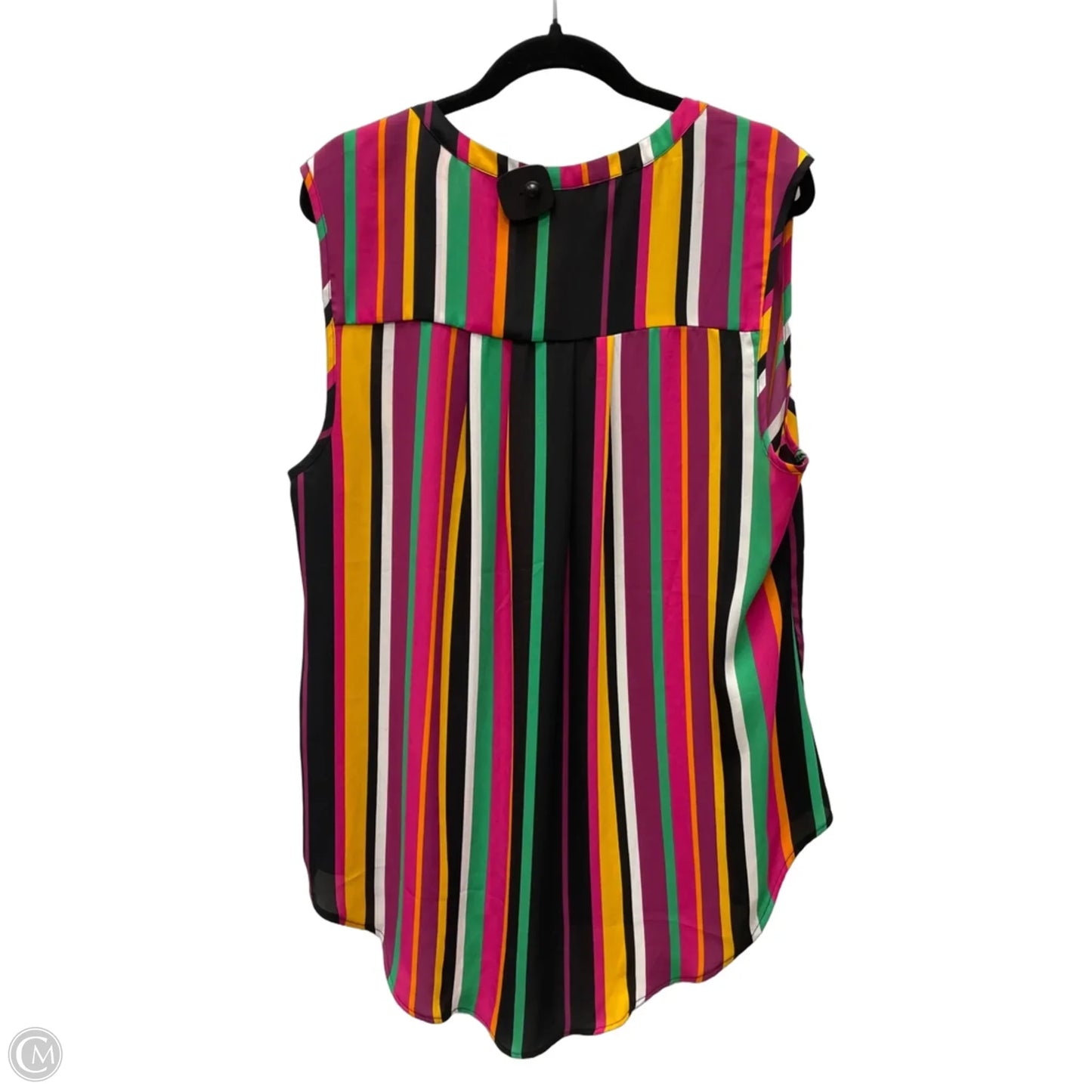 Blouse Sleeveless By Torrid In Striped Pattern, Size: 2x