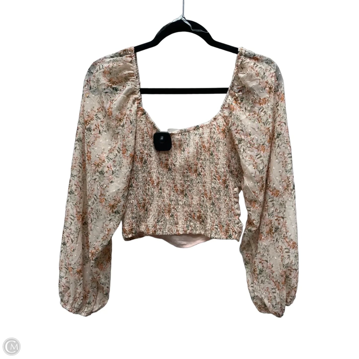 Blouse Long Sleeve By Altard State In Floral Print, Size: M