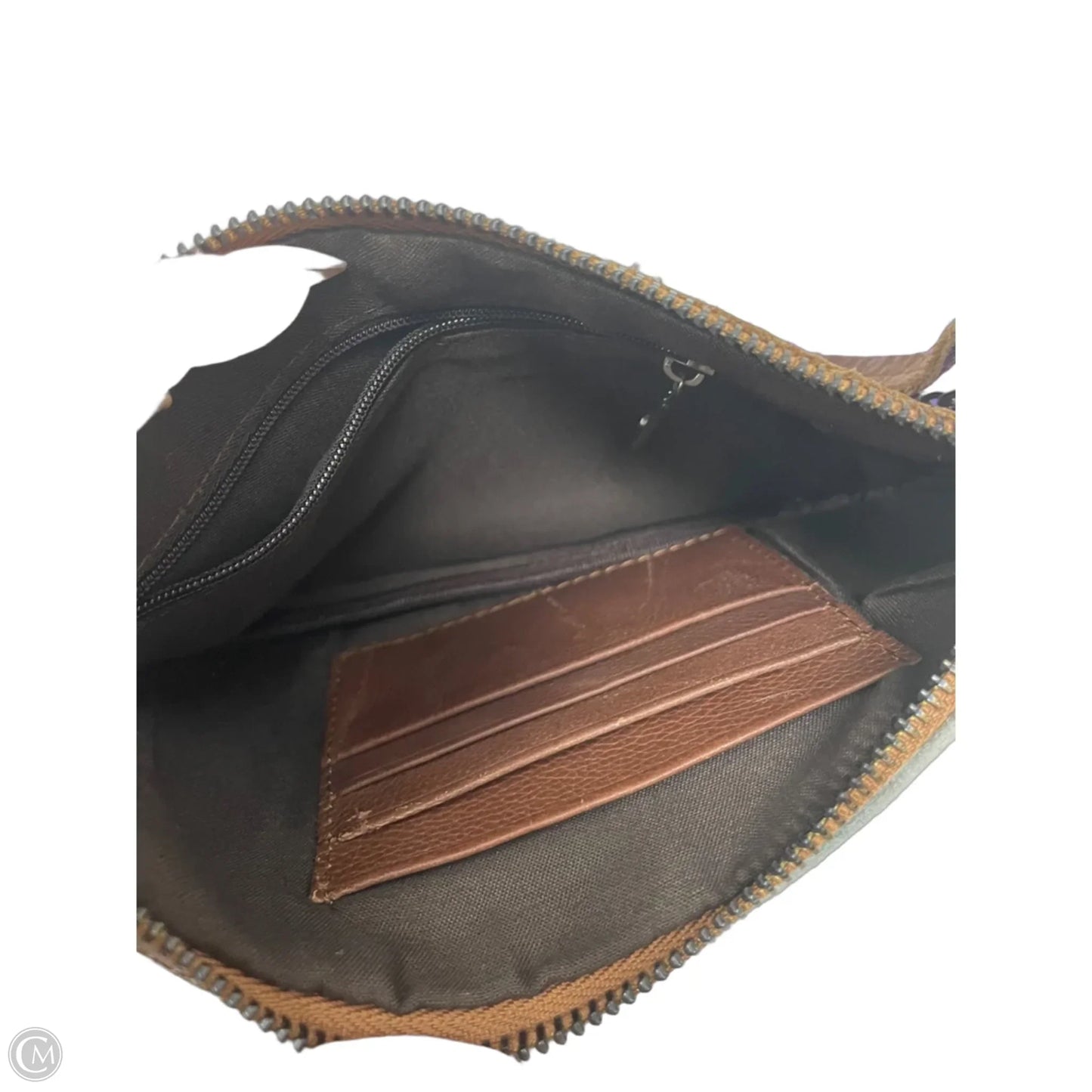 Crossbody Leather By genuine leather, Size: Small